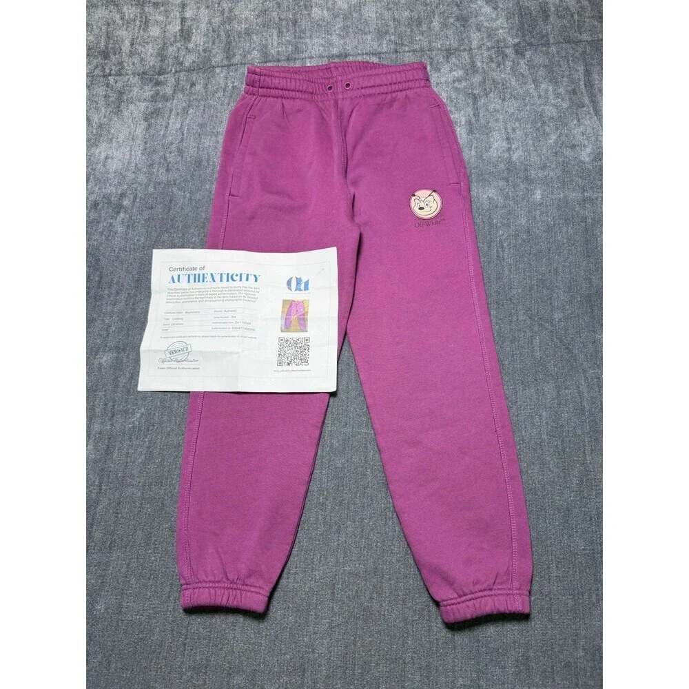 Off-White Girls Joggers pink size 10 NEW